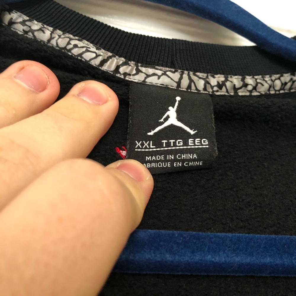 XXL air Jordan crewneck